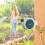 Outsunny Outsunny Retractable Hose Reel Wall Mounted with Lock, Grey 1