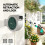 Outsunny Outsunny Retractable Hose Reel Wall Mounted with Lock, Grey 6
