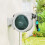 Outsunny Outsunny Retractable Hose Reel Wall Mounted with Lock, Grey 9