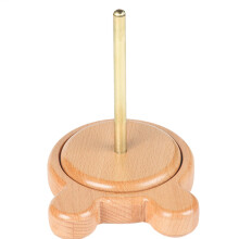 Crochet Yarn Winder Wooden Yarn Roller Tools Rotary Axis Winder For Knitting Smooth Weaving