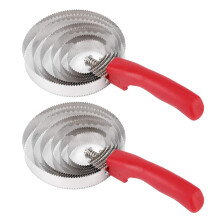 Horse Grooming Brush 2-Piece Set, Metal Deshedding Tool With 6 Rings For Horses, Livestock Hair Shedding Comb