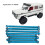Set di 8 tiranti MN86, 9,2 cm e 8,2 cm, Blu 10