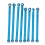Set di 8 tiranti MN86, 9,2 cm e 8,2 cm, Blu 2