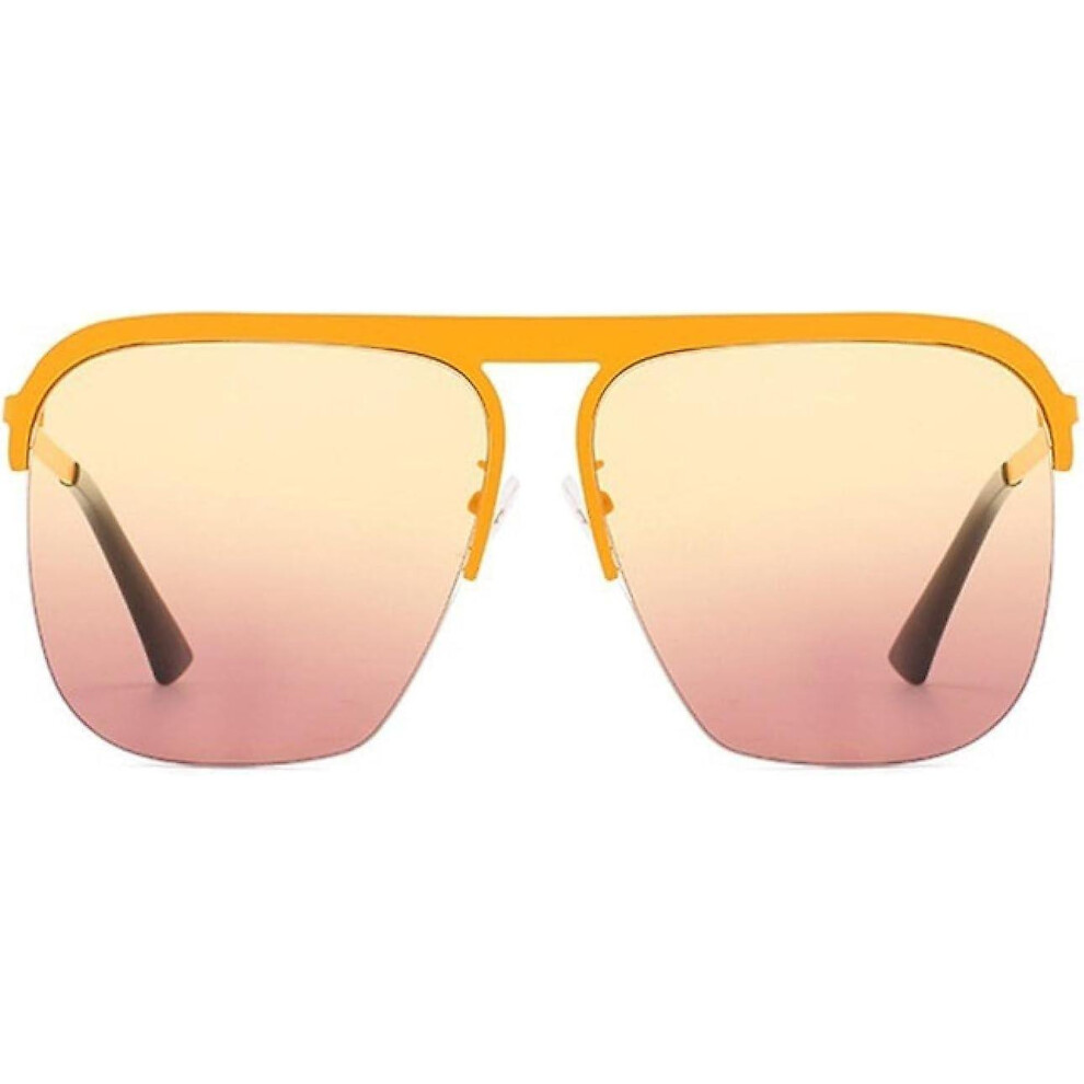 Kikidex (As Show, One Size) Square Oversized Sunglasses Women Men Fashion Travel Beach