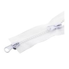 Zips Nylon Zippers Open End Double Slider Resin Zipper 2 Pcs Size 5# 80/90/100/120/150 Auto Lock 2-Way Down Jacket DIY