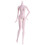 Customizable Figure Doll Body with Joints Realistic-white skin 7