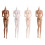 Customizable Figure Doll Body with Joints Realistic-white skin 2
