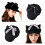 Popular Octagonal Hat Punk Beret Bowknot Cats Ear Hat-Pink 3