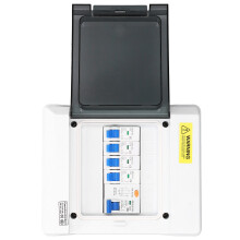 Mini 4-Way Leakage Circuit Breaker 63A 30mA RCD+4 MCB IP66