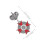6St Unieke Kroonbadge Accessoires Mannelijk 3