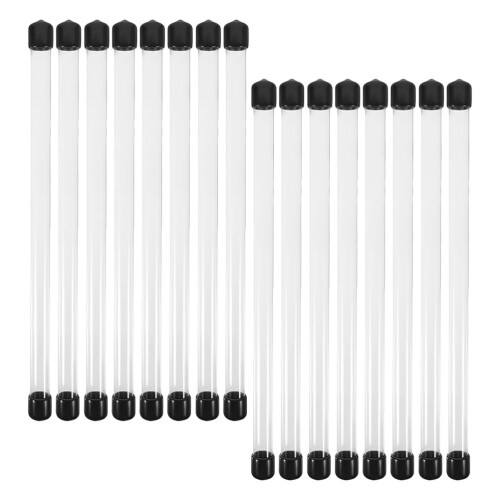 64Stk PVC Aufbewahrungsröhrchen Mit Deckel Für Experimente 1
