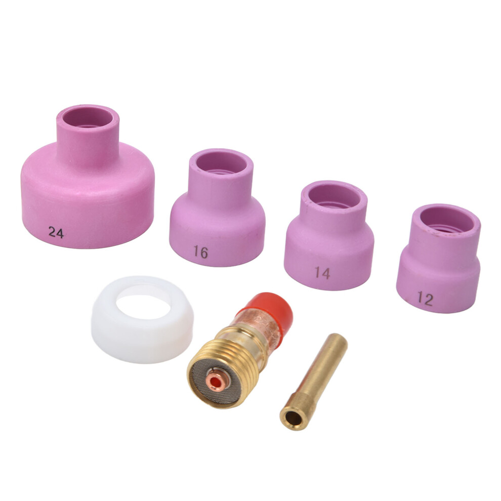 7Pcs Tig Welding Nozzles & Accessories For Wp17/18/26, Ceramic Gas Lens 8711357946812