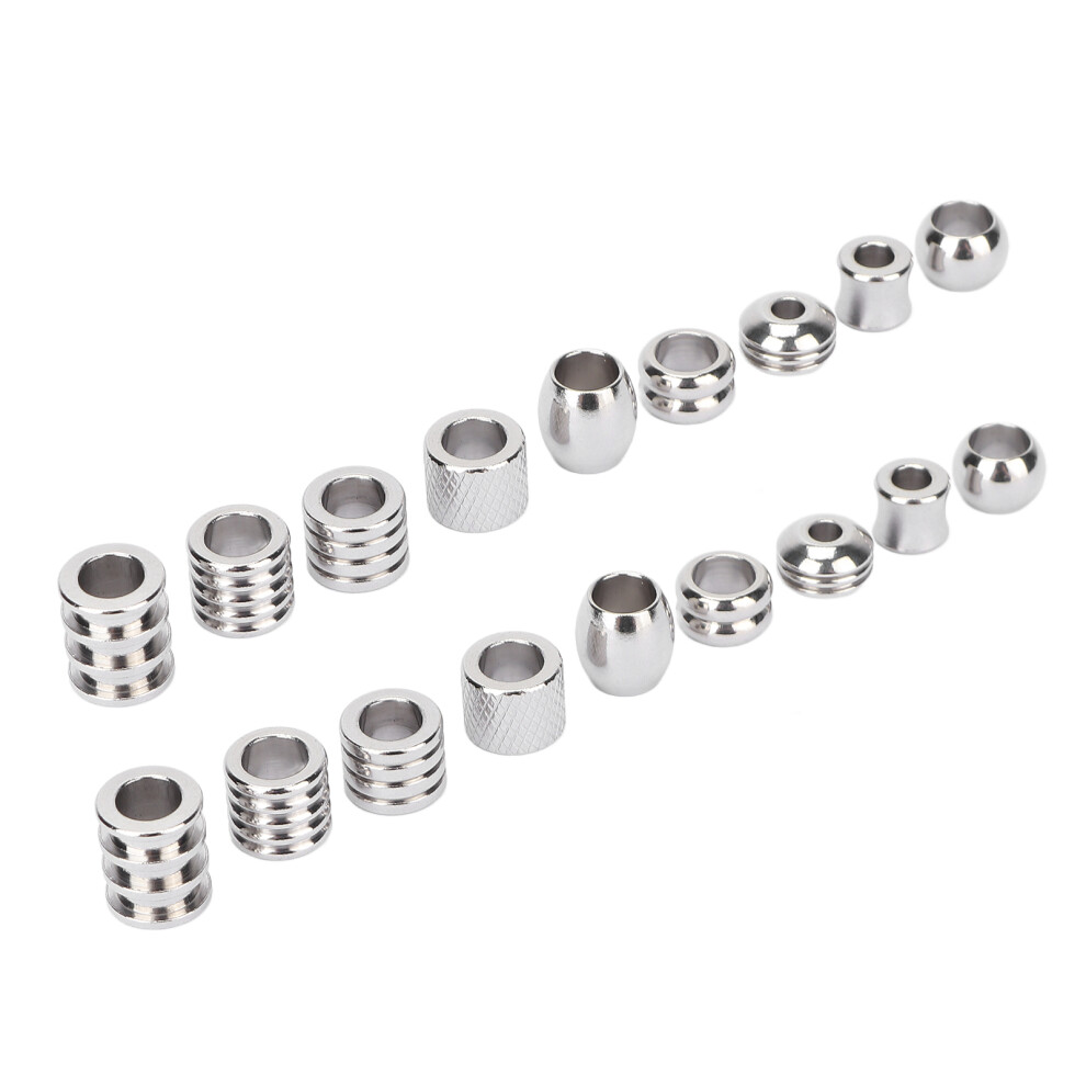 18Pcs Stainless Steel Viking Hair Beads for Braids and Beards