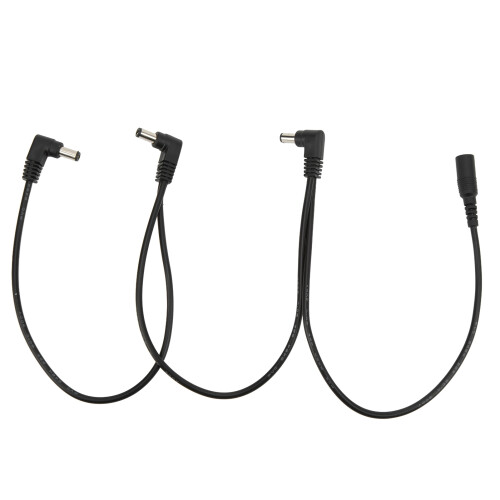Gitarrenkabel 1 zu 3 Effekt Stromversorgung Splitteradapter Schwarz 1