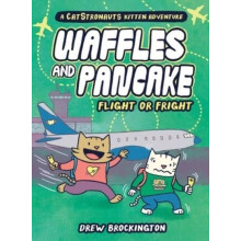 Waffles and Pancake Flight or Fright by Drew Brockington Hardcover Boo