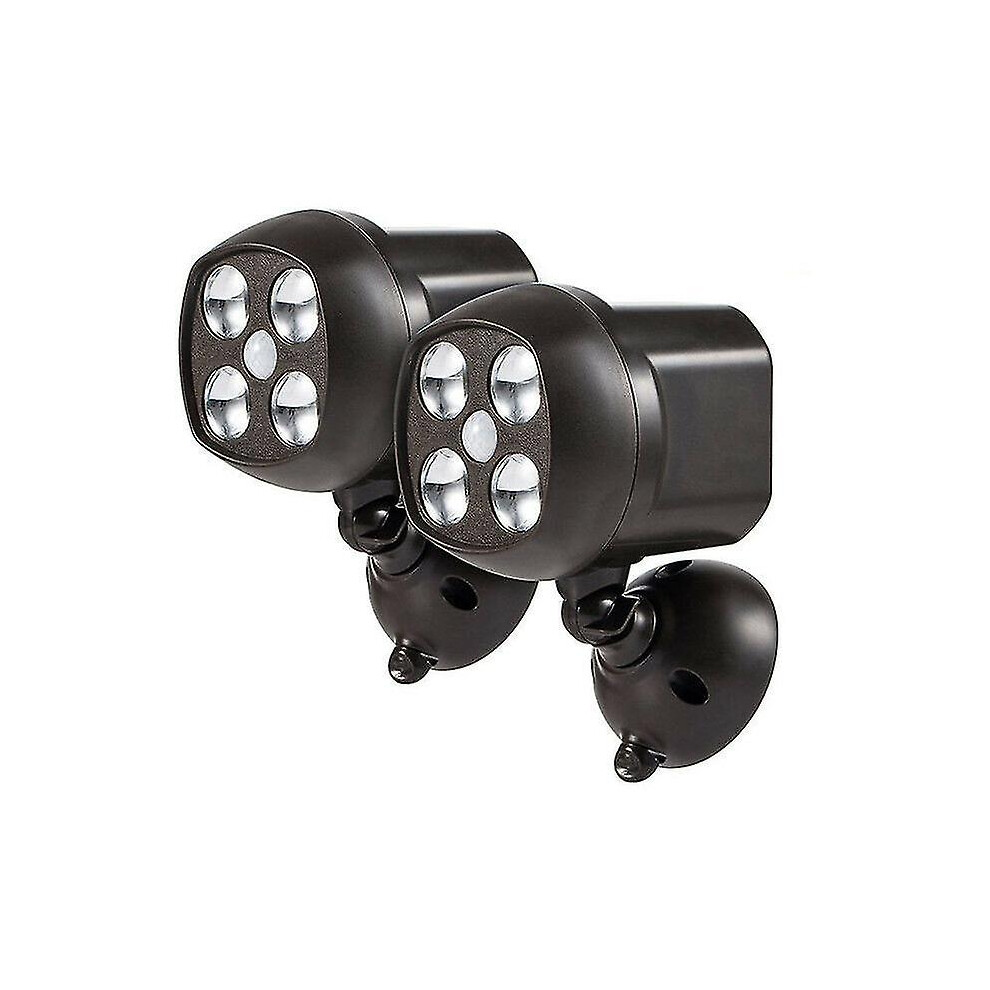 Kikidex (As Show, One Size) Msbd Motion Sensor For Outdoor Led Lights Wireless Detector For Waterproof Floodlight Black