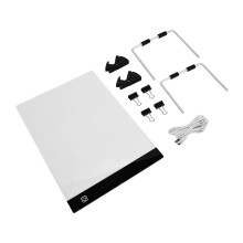 LED Copy Table with Dimming, Acrylic & Plastic, USB Powered