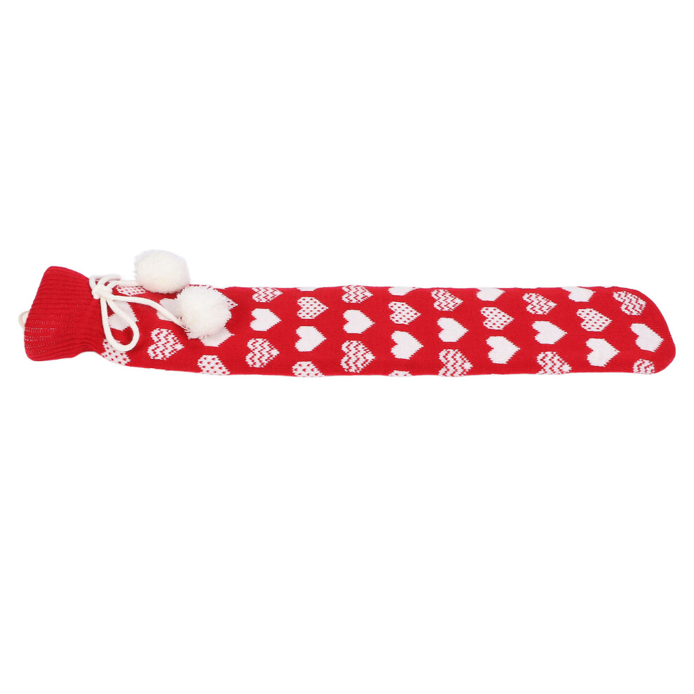 Soft Rubber Hot Water Bottle 1L for Neck & Waist, 55x9cm