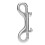 100mm Double Ended Bolt Snap 316 Stainless Steel Quick Release Hook 16