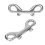 100mm Double Ended Bolt Snap 316 Stainless Steel Quick Release Hook 5