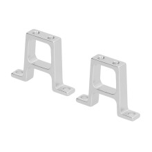 Alluminio Supporto di montaggio per servomotore Argento 39x7x30mm