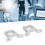 Alluminio Supporto di montaggio per servomotore Argento 39x7x30mm 12
