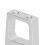 Alluminio Supporto di montaggio per servomotore Argento 39x7x30mm 9