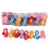 24 pezzi di bamboline mini colorate ornamenti 7x4 cm 2