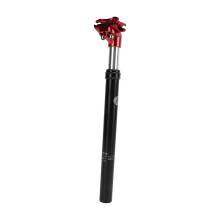 Suspension Seatpost Oil Shock Absorber 27.2mm 350mm Black Red