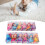 24 pezzi di bamboline mini colorate ornamenti 7x4 cm 12