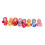 24 pezzi di bamboline mini colorate ornamenti 7x4 cm 10