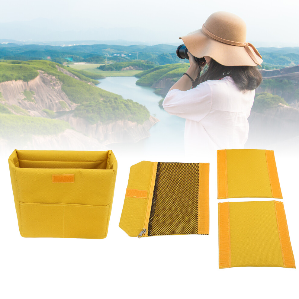 Shockproof Waterproof Camera Insert Bag For Slr Cameras Lenses Flashes S Yellow 7891357953438