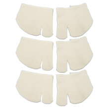 3 Paar Zehensocken mit geteilter Zehenpartie,