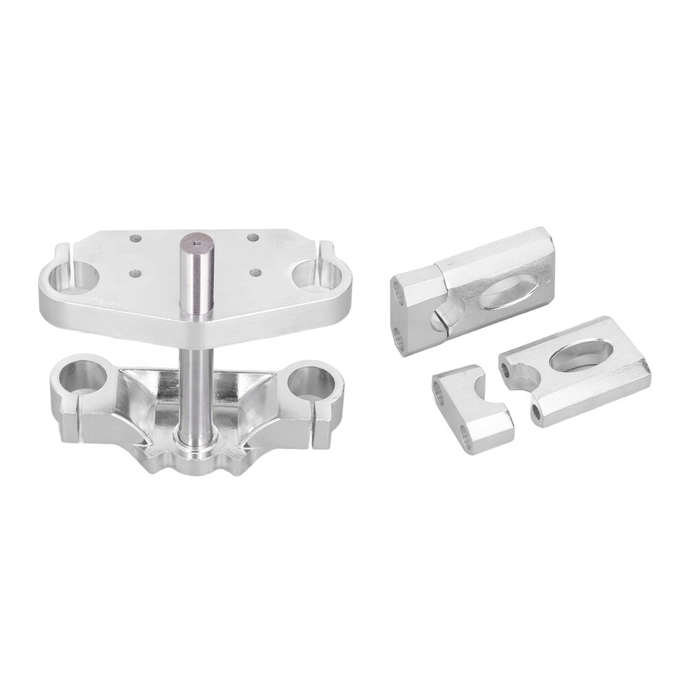 Universal Motorcycle Handlebar Riser Plate Aluminum Alloy Mount Bar Shock Absorber 4641357954002