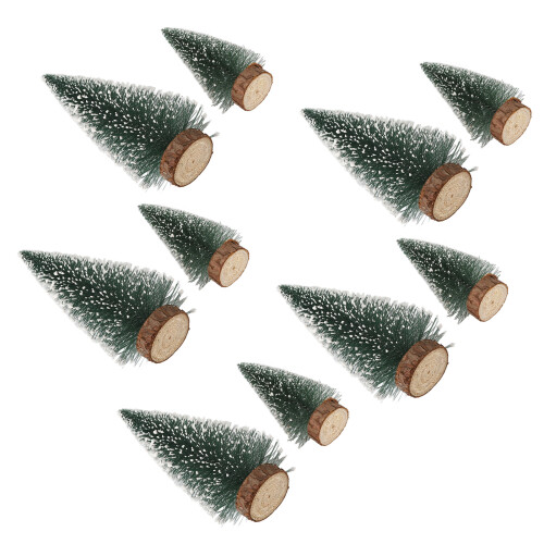 10Pcs Weihnachten Kiefer Baum Decor Set 2