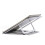 Space Saving Aluminum Laptop Stand 6Adjustable Height-grey 7