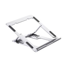 Slimmer Laptop Cooling Stand 6 Adjustable Angle Foldable-Silver