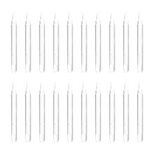 20Pcs Acrylic Highlighter Markers Oil Based Inks For-White