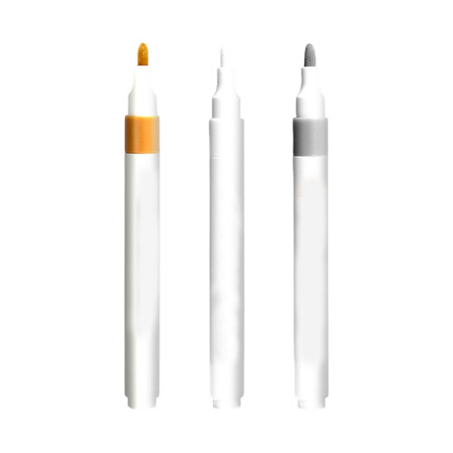 20Pcs Acrylic Paint Pen Quick Dry Oil Based Inks Acrylic-silver 1