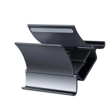Auto Adjusting Vertical Laptop Stand NonSlip Silicone Base-grey