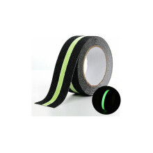 (As show, One size) Frosted PVC Anti-Slip Tape, Extremely Sticky Luminous Anti-Slip Tape, for Indoor and Outdoor Stair Treads, 5cm 5m, Green - Green