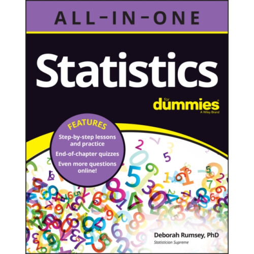 Statistics AllinOne For Dummies by Deborah J. Rumsey Paperback Book