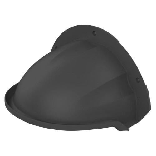 Security Camera Rain Cover Dust-Proof Sunshade Wall-Mount Protector Model D Black