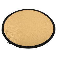 High-Quality 60cm Collapsible Photography Reflector Gold Silver 2 in 1