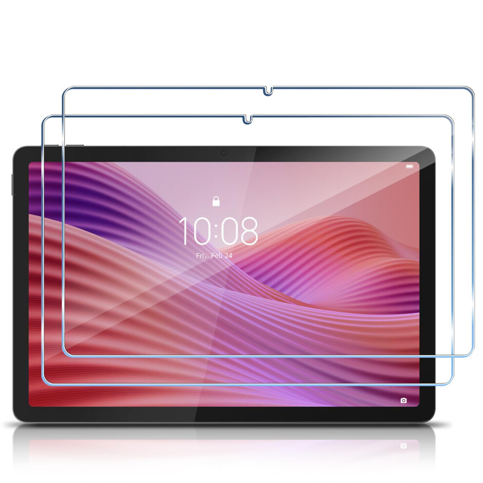 Screen Protector For Lenovo Tab 2025 10.1 Inch Tempered Glass Pack Of 2 9H Hardness Anti Scratch Anti Bubble Hd Clear 9339159993699