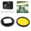 Filtre jaune 52mm pour HERO 9/10 Action Cam 3