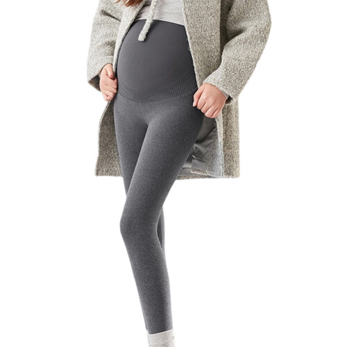Weiche, dehnbare, mit Fleece gefütterte-Dunkelgrau XL