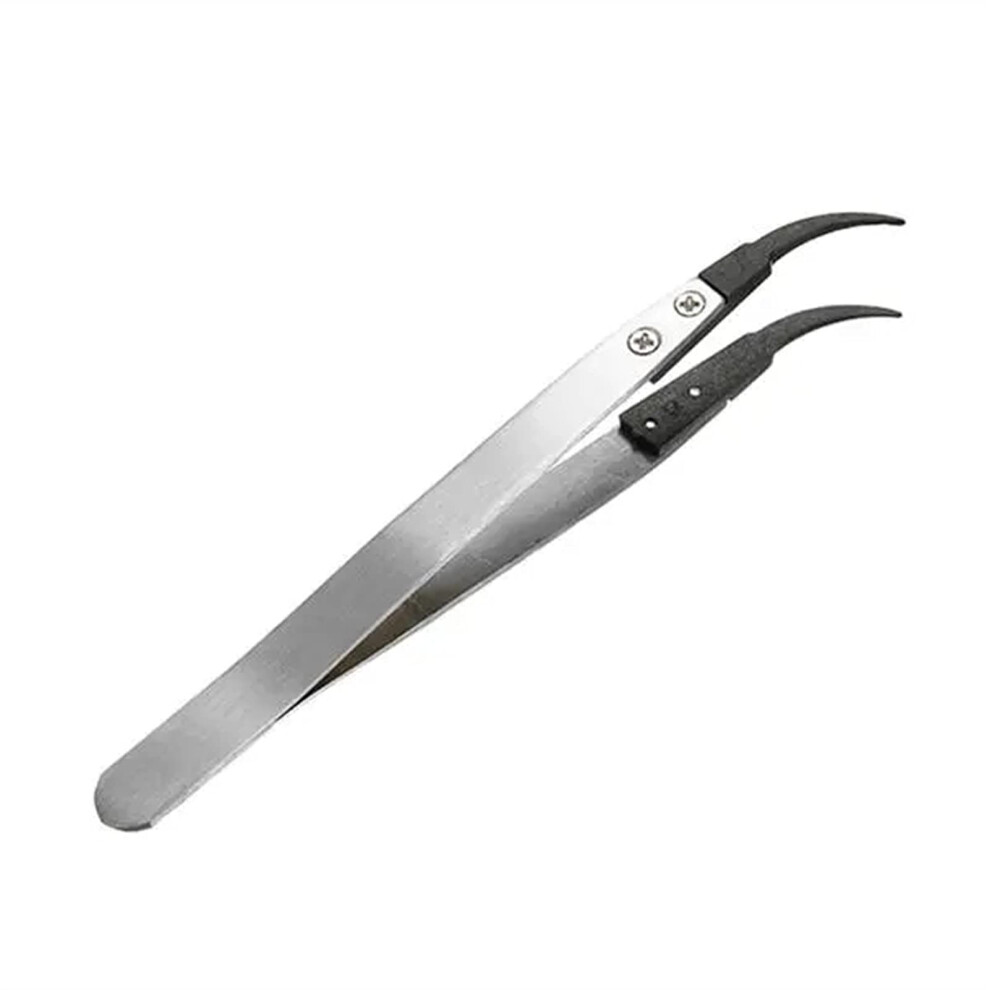 Tweezer Set, Stainless Steel Anti-Static, Non Conductive Pointed Tweezers, Precision Tweezer Set, One Color