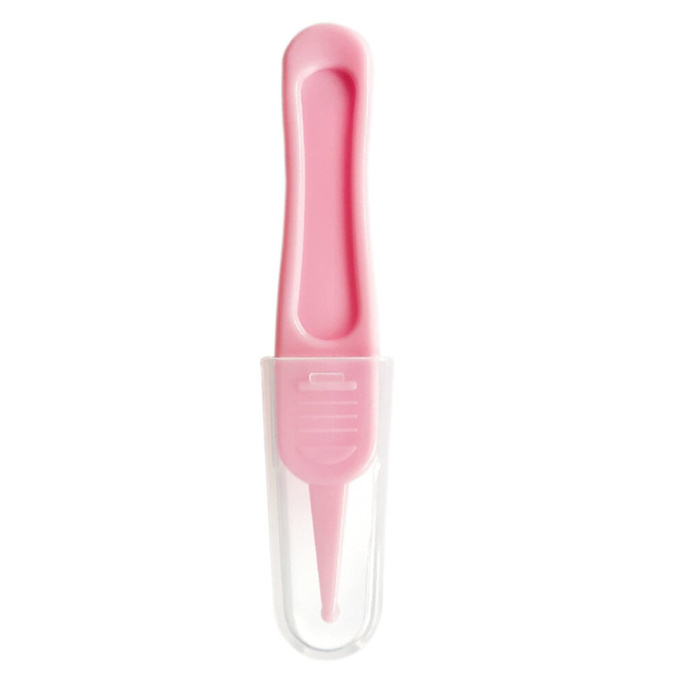 Baby Nasal Tweezer Round Tip Nose Tweezer For Newborns Stainless Steel Gentle Safe Nose Booger Remover 0-3 Years
