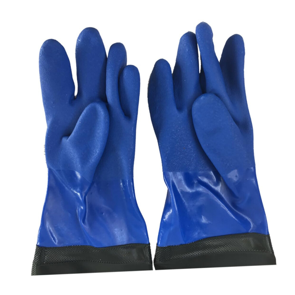 Industrial Pvc Gloves Thickened Oil-Proof Extended-Wear-Resistant Chemical-Resistant Heavy-Duty Work 9354506688264